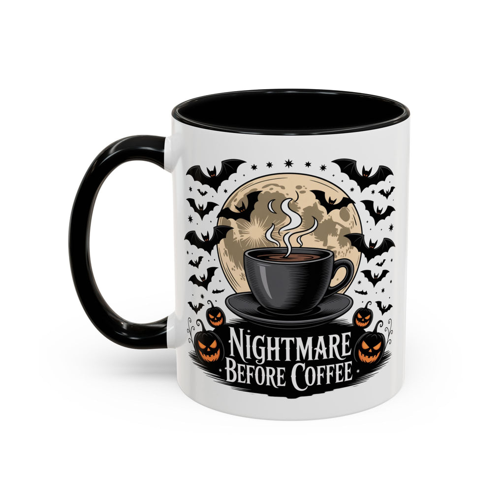 Halloween Coffee Mug, Nightmare Before Coffee Cup, Spooky Gift for Coffee Lovers, Haunted House Decor, Fall and Halloween Mug
