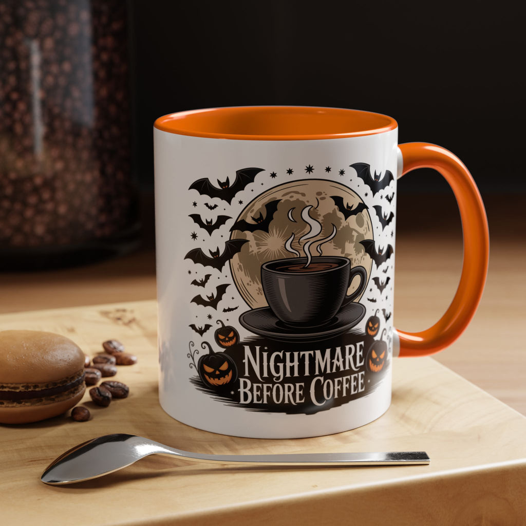 Halloween Coffee Mug, Nightmare Before Coffee Cup, Spooky Gift for Coffee Lovers, Haunted House Decor, Fall and Halloween Mug