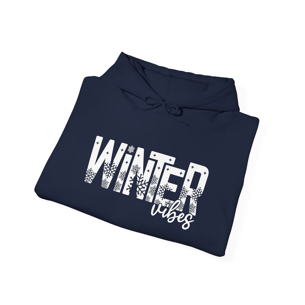 Winter Vibes Cozy Unisex Hooded Sweatshirt Hoodie