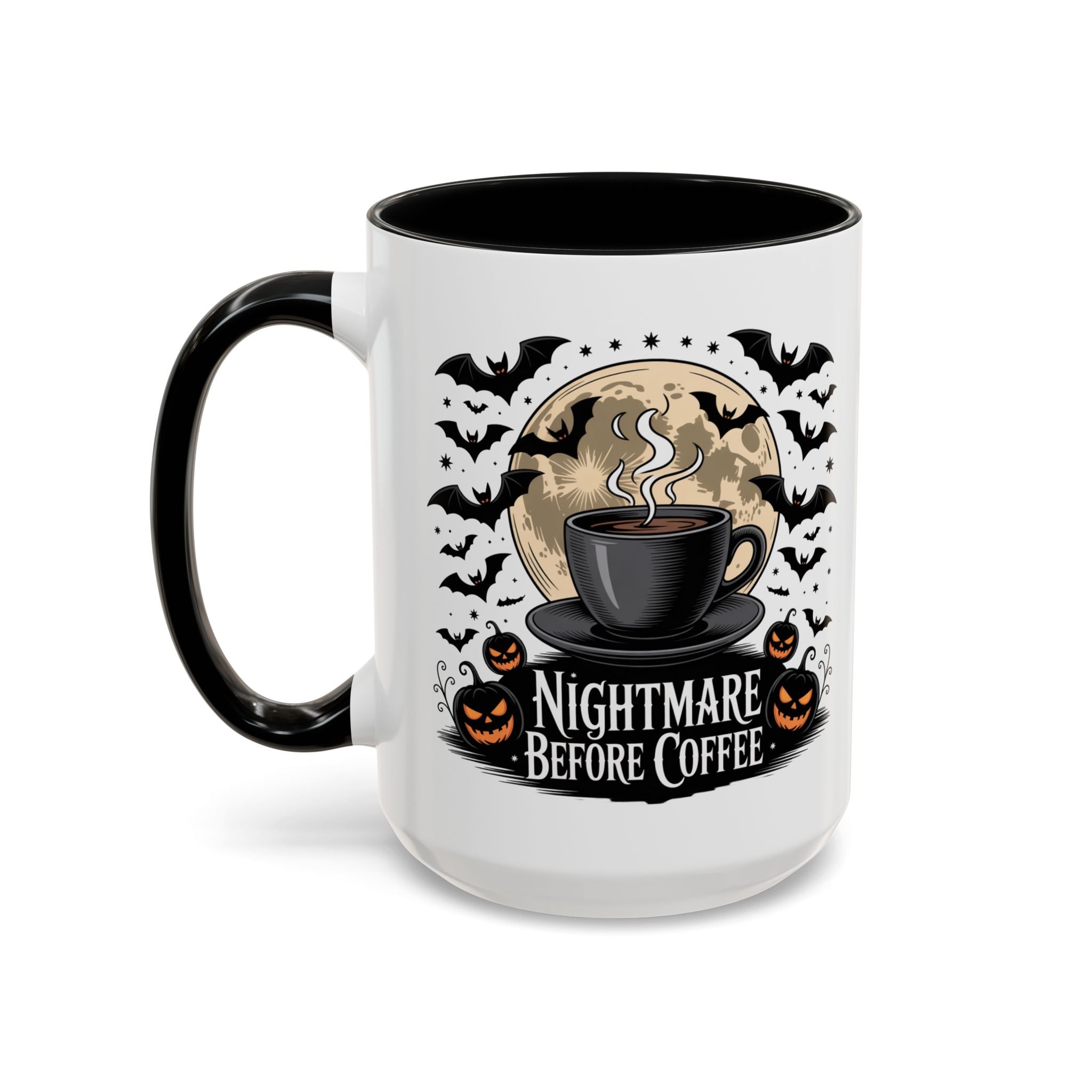 Halloween Coffee Mug, Nightmare Before Coffee Cup, Spooky Gift for Coffee Lovers, Haunted House Decor, Fall and Halloween Mug